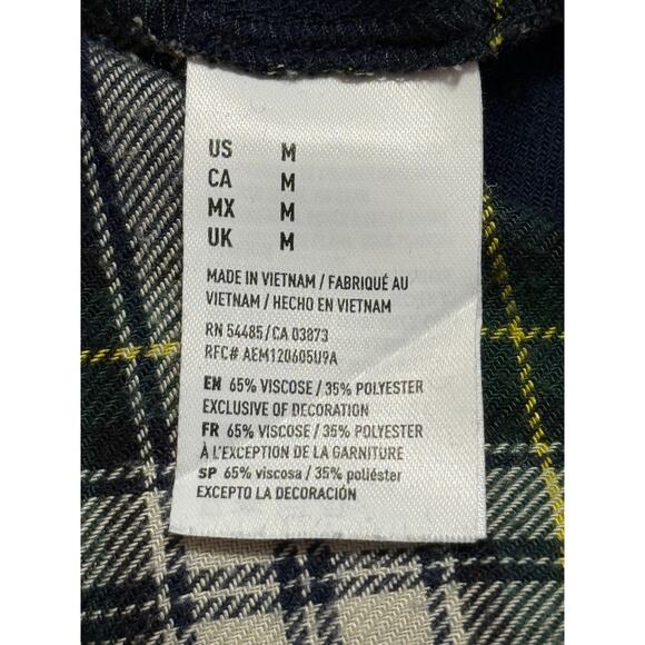 American Eagle Soft Plaid Shirt, Size M - Picture 6 of 6